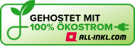Gehostet mit 100% Ökostrom von all-inkl.com