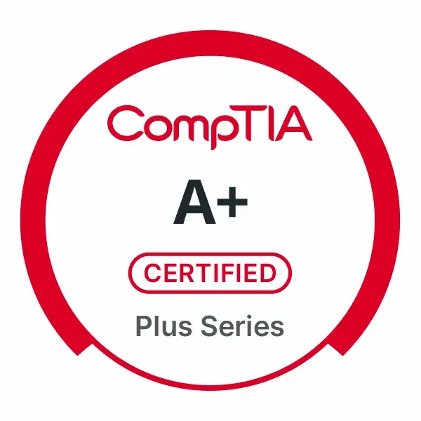 CompTIA A+ Certified Badge